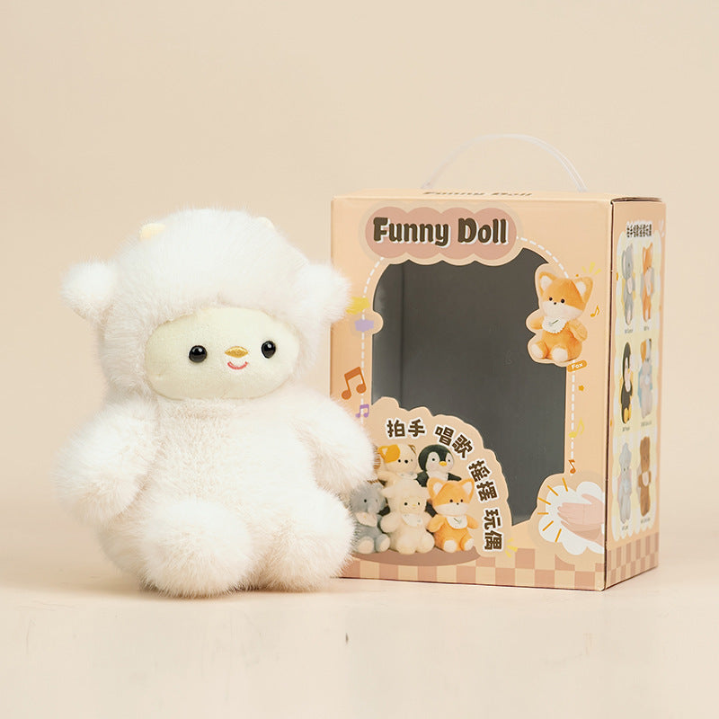 Moving Clapping Plush Doll Recording Baby Elephant Birthday Electric Doll Accompanying Toy Children's Girlfriend Gift