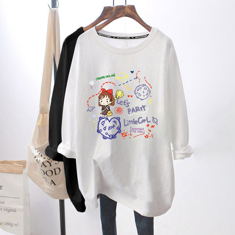 Breastfeeding Top Autumn Base Shirt Hot Mom's Out-of-the-way Breastfeeding Long-sleeved T-shirt for Spring and Autumn Postpartum Breastfeeding Clothes