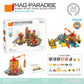 Girls Color Window Magnetic Sheet Kidsren's Zoo Engineering Vehicle City Crane Scene Strong Magnetic Refill Kidsren's Puzzle