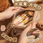Double-Layer Capibara Pencil Case 2025 New Model Large Capacity Transparent Stationery Box for Girls and Boys Primary School Students Pencil Bag