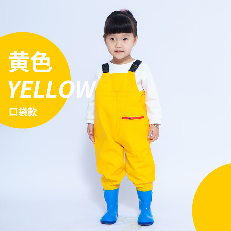 Children play water clothes play sand play water artifact children's water pants beach toys kindergarten toys waterproof anti-dirty clothes
