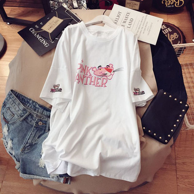 2023 Pregnant Women's Summer Cotton Short-sleeved T-shirt Loose Casual plus size Fashion Summer Pregnant Women's Long Top