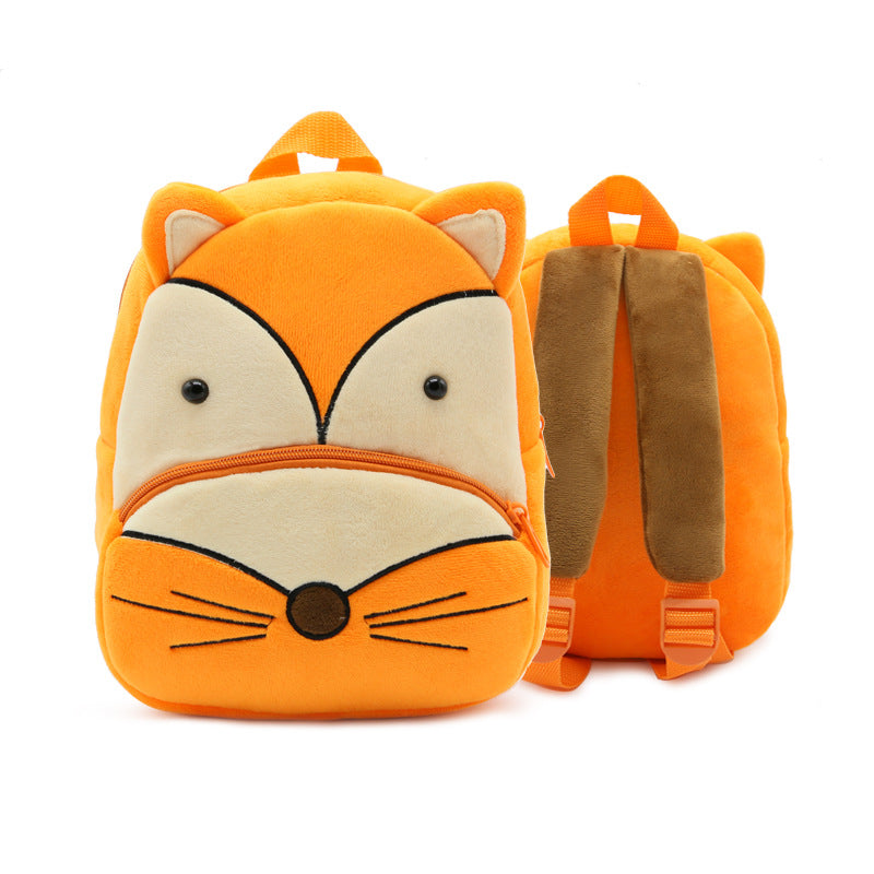 Cute Cartoon Animal Children's Backpack Stall Supply Backpack Kindergarten Plush Backpack Children's Bag Orderable Printing