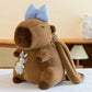Capibala Doll Capybara Backpack Doll Large Capacity Cartoon Plush Toy Doll Internet Popular