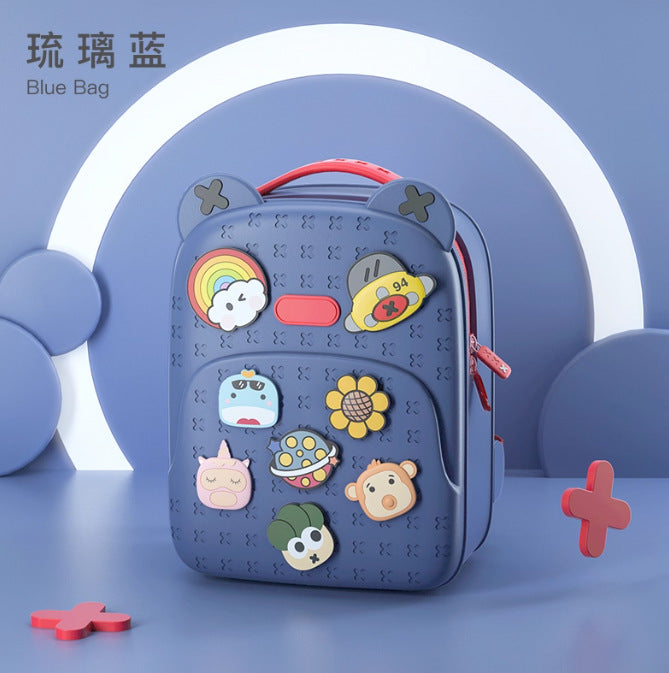 Childlike and Cute Children's Backpacks for Outdoor Activities, Travel, School, Men's and Women's Schoolbags, Kindergarten Cartoon Backpacks