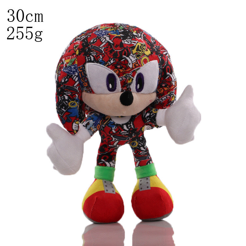 New Big Head Sonic Mouse Sonic Super Sonic Plush Toy Tarsnak Hedgehog Doll Children
