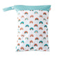 Ins Baby Room Decorative Storage Hanging Bag Cross-border Hot Selling Baby Diaper Bag Wetbag Dry and Wet Separation 30*40