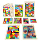 Factory Wooden Early Education Boys and Girls Accumulates Tetris Jigsaw Puzzle 3456-year-old Children's Educational Toys