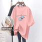 Nursing Top Summer mid-length short-sleeved T-shirt loose postpartum hot mom slimming nursing bottoming shirt