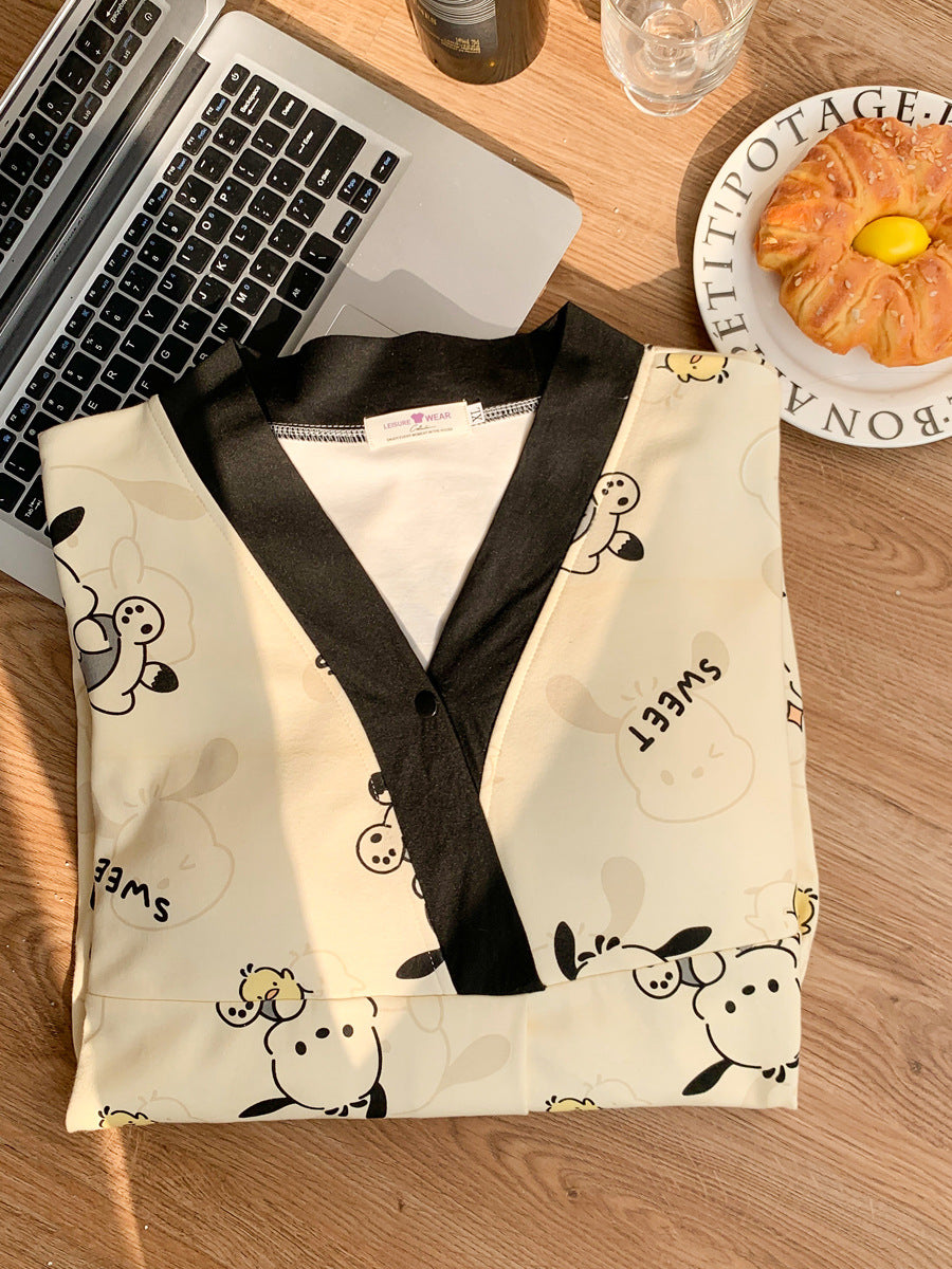 Chest Pad Moon Dress Spring and Autumn Cotton Postpartum Breastfeeding dress Summer Nightgown for Pregnant Women Nightgown During Pregnancy Feeding Nightgown