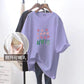 Breastfeeding Clothes Summer Outgoing Fashion Mid-length T-shirt Breastfeeding Top Side Opening Temperament Hot Mom Breastfeeding Clothes