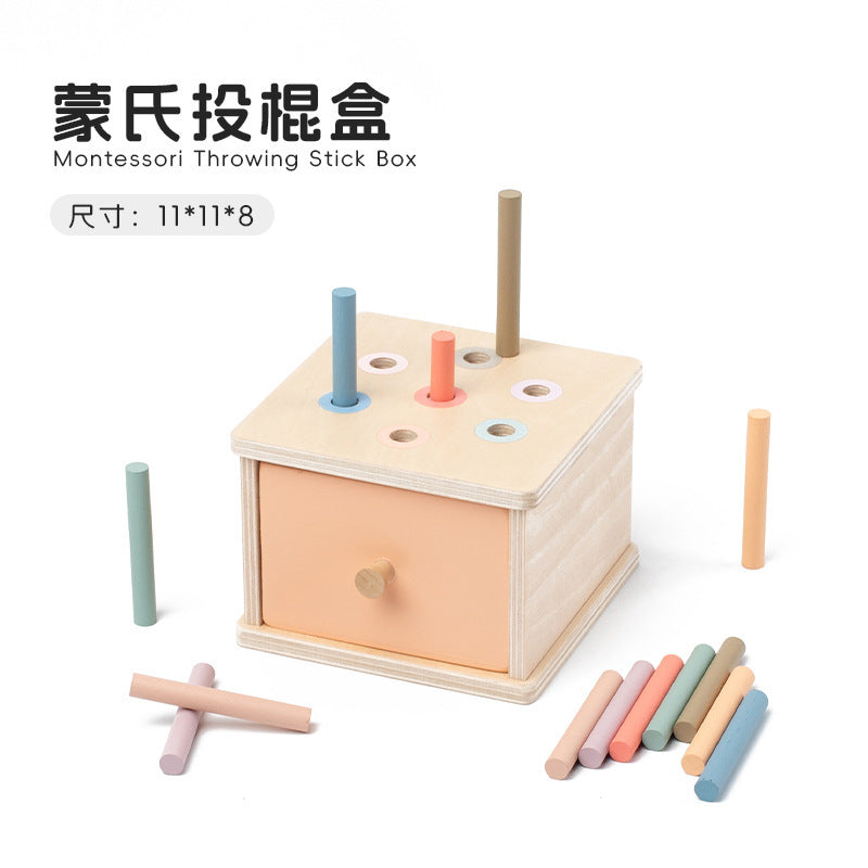 Montessori Classification Early Education Coin Box Baby Color Cognitive Shape Building Blocks Matching Teaching Aids Baby Educational Toys