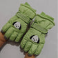 Winter fleece-lined Ski Gloves Cartoon Winter Puppy Thickened Cotton Outdoor Riding Waterproof Wind Warm Cute