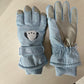 Winter fleece-lined Ski Gloves Cartoon Winter Puppy Thickened Cotton Outdoor Riding Waterproof Wind Warm Cute