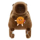 Capibala Doll Capybara Backpack Doll Large Capacity Cartoon Plush Toy Doll Internet Popular