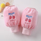 Children's Sleeve Lined Crystal Velvet Anti-Stain and Dirt-Resistant Autumn and Winter New Style Cute Three-Dimensional Embroidery for Boys and Girls