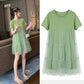 Pregnant Women Summer Dress dress 2023 New Summer Skirt Going Out Fashion Trendy Mom Internet Celebrant suit Pregnant Women's Skirt Summer