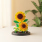 [wholesale generation] simulation of eternal flowers lily rose blocks compatible with Lego toy ornaments Valentine's Day gift