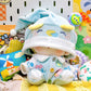 Dropshipping 20cm Baby Clothes Cotton Doll Clothes Cute Pajamas Set Original Antique Han Dynasty Doll Dress up