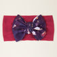 European and American New Halloween Children's Hair Band Pumpkin Head Printed Bow Baby Hair Accessories Baby Headscarf