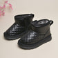 Winter Baby Girl's Fleece-Lined Warm Children's Snow Boots Casual Velcro Boys' Baby Short Boots Cross-Border Wholesale