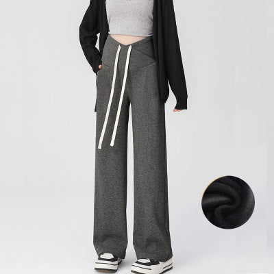 Pregnant women's pants spring wear new style belly-free casual wide-leg pants early pregnancy trousers Spring