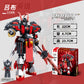 Little Luban Building Blocks Children's Educational Assembled Car Model Transforming Mecha Robot Compatible with Lego Boy Toys