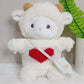 Internet Celebrity Poko Plush Toy Cartoon Belle Sheep Doll Dressed up as a Little Sheep, a Gift for Girls