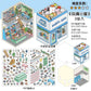 Infeel.Me Extra Large Scenery Stickers Today's Business Hours Open - Part Twelve DIY Journal Scene Stickers