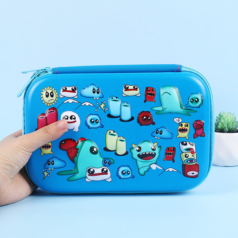 Eva Pencil Box 3D Stereo Large-Capacity Kidsren's Pencil Bag Multi-Functional Student Stationery Popular Pencil Box Waterproof