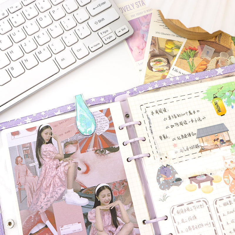 Japanese Super Magnetic Solid Color Bookmark TN Handbook Cute Bookmark Small Fresh Creative Bookmark in stock for Students