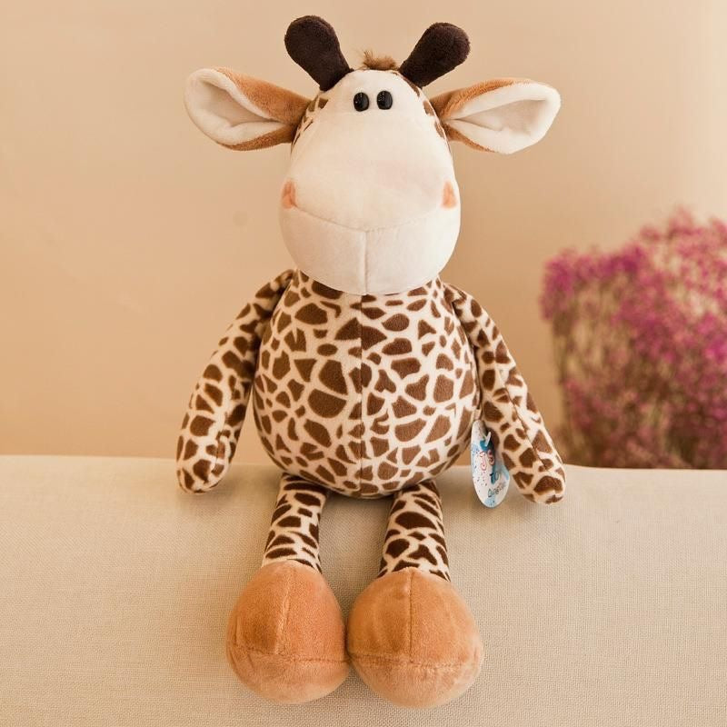 Forest Animal Tiger Doll Lion Elephant Monkey Giraffe Live Jungle Doll Plush Toy Kidsren's Gift