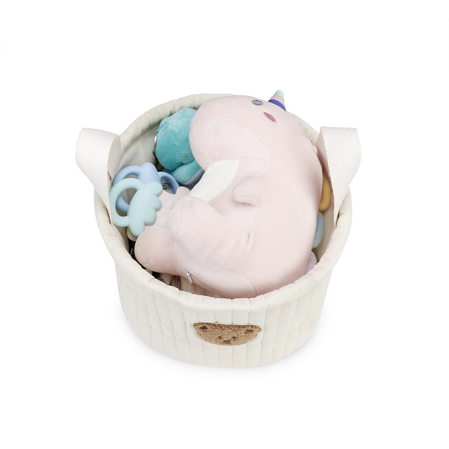 Korean Ins Clothes Storage Basket Baby Diaper Storage Basket Household Quilted Kidsren's Toys Sundries Multi-Purpose Storage