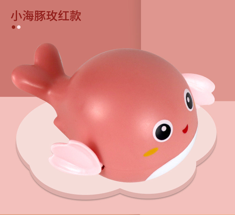 Cross Border Baby Bath Toy Children's Bath Winding Chain Baby Bathroom Swimming Water Dolphin Turtle Whale