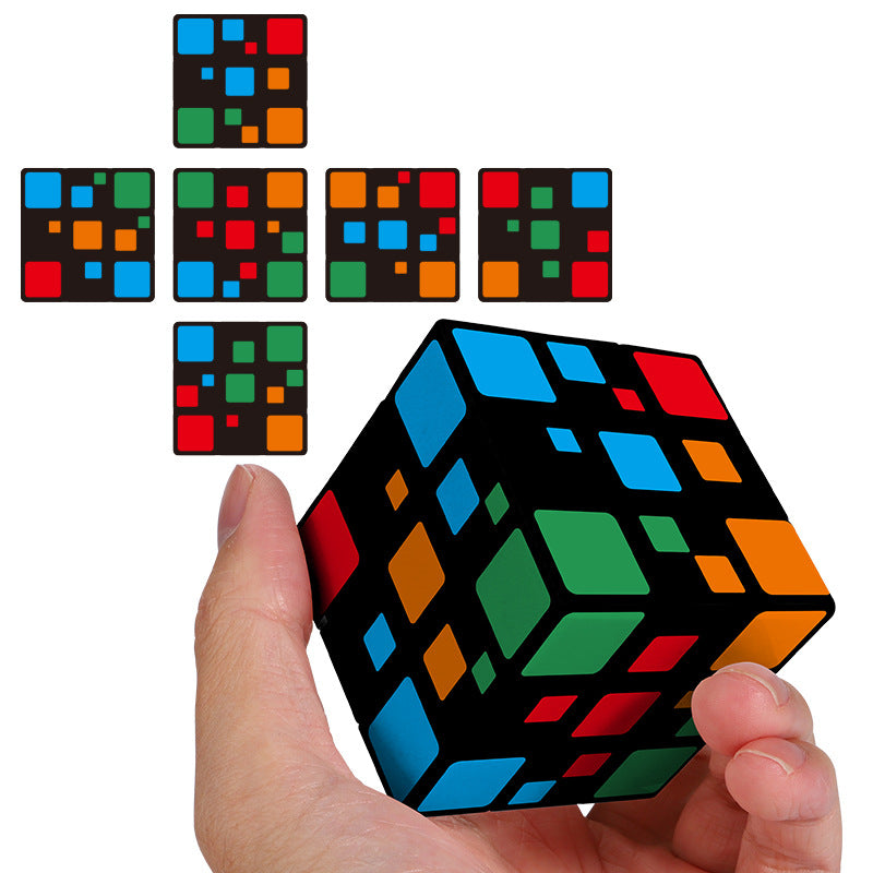 Cross-Border Uv Printed Personalized 3X3 Cube Square Network 3X3 Arrow 3X3 Tic-Tac-Toe Cube Wholesale