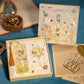 Flower and Butterfly Dream Bookmark Gift Box Creative Cultural and Creative Holiday Gifts Souvenirs High-End Metal Tassel Bookmark Gift Box