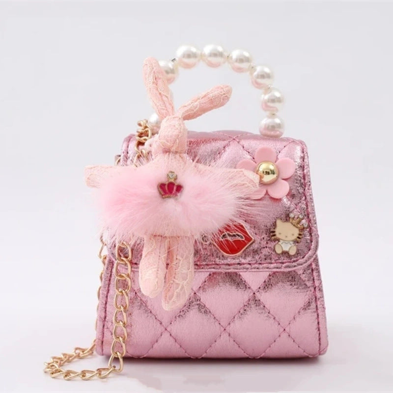2025 Spring and Summer Explosions Fashion Casual Children's Candy Jelly Bag Mini Shoulder Crossbody Handbag Wholesale