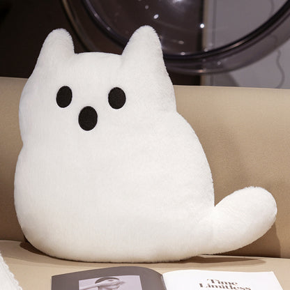 Cross-Border Ghost Cute Pillow Halloween Doll Cat Pillow Skin-Friendly Full Doll Pillow Birthday Gift Batch