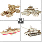 wooden three-dimensional assembled military model angel tank puzzle assembled boy wooden toy diy hut puzzle