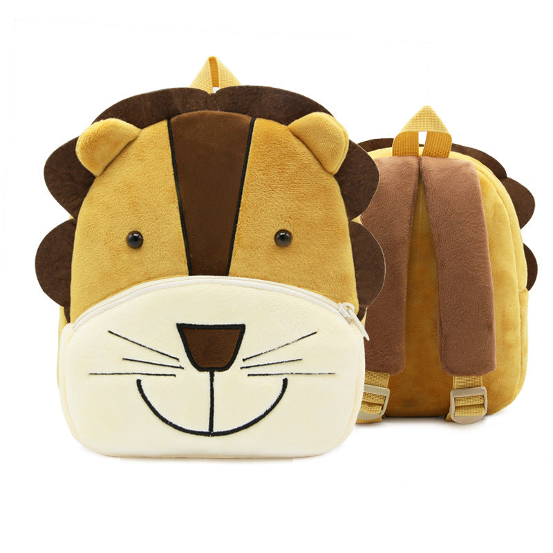 Cute Cartoon Animal Children's Backpack Stall Supply Backpack Kindergarten Plush Backpack Children's Bag Orderable Printing