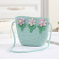Cross-border New Children's Bag Spring and Summer New Children's Crossbody Bag Handmade Straw Satchel Travel Mini Coin Purse