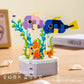 Children's Day Gift Compatible Lego Marine Animals Shark Clownfish Cartoon Doll Assembled Building Blocks Toy