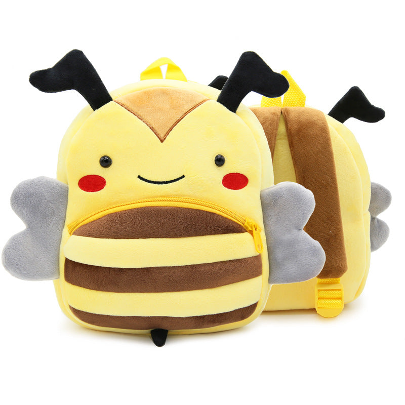 Cute Cartoon Animal Children's Backpack Stall Supply Backpack Kindergarten Plush Backpack Children's Bag Orderable Printing