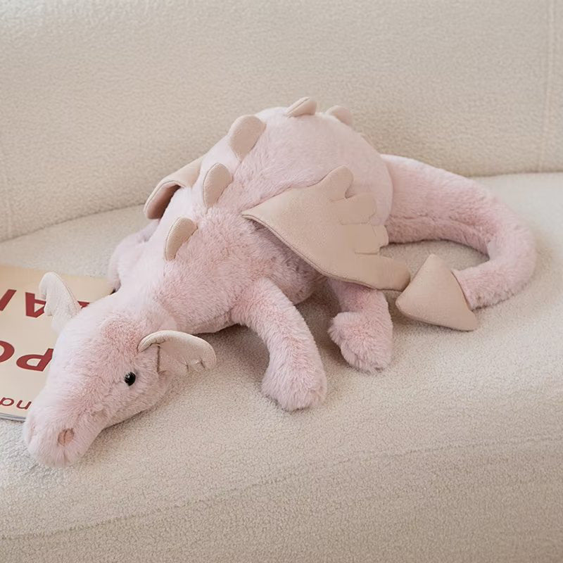Cross-border simulation cute flying dragon plush toy pterosaurus plush doll cushion pillow soothing accompany sleeping doll