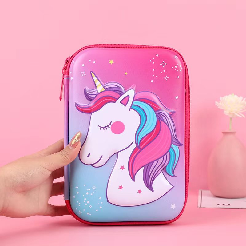 Eva Pencil Box 3D Stereo Large-Capacity Kidsren's Pencil Bag Multi-Functional Student Stationery Popular Pencil Box Waterproof