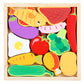 Cross-Border Children's Wooden Three-Dimensional Hexagonal Puzzle Animal Transportation Puzzle Building Blocks Early Education Educational Toys