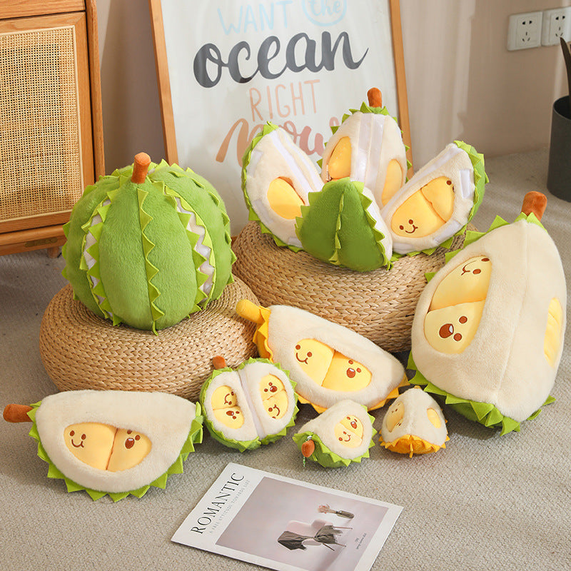 New Tear-Off Durian Doll Decompression Plush Toy Holiday Gift Plush Toy Gift Creative Fruit