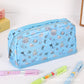 Ins New Toast Cat Foldableing Pencil Bag High-Looking Cute Girl Heart Student Pencil Stationery Box Storage Bag