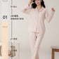 Factory Direct Sales New Postpartum Clothing 7A Antibacterial Cotton Nursing Pajamas Women's Spring & Fall Postpartum Nursing Clothes Maternity Suit