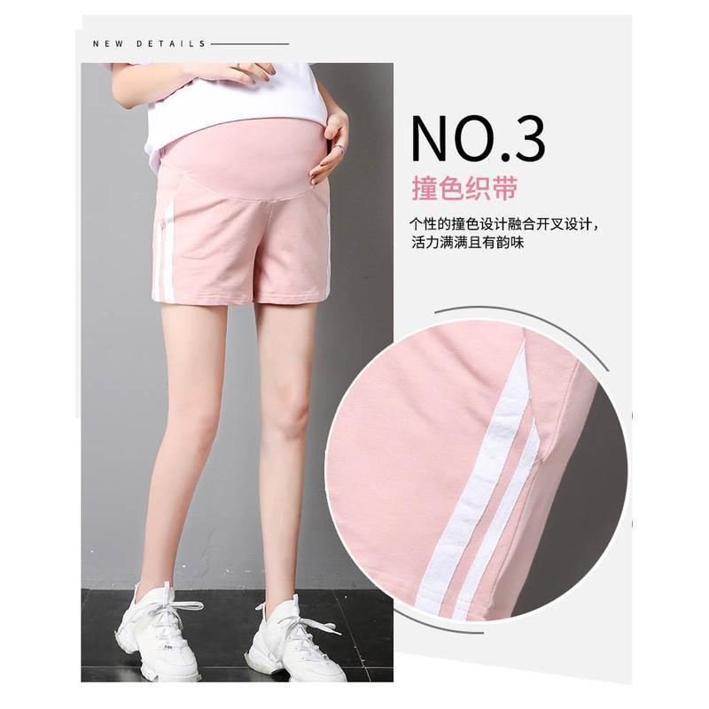 Pregnant Women's Shorts Summer Thin Loose plus size Outer Wear Casual Sports Base Summer Wear Pregnant Women's Adjustable Abdominal Pants